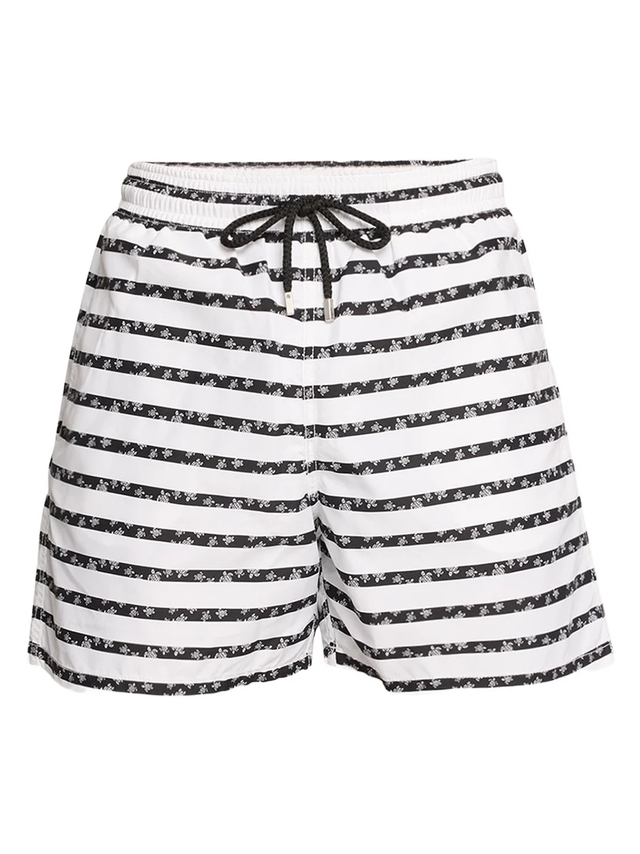 Men's Micro-Turtle Striped Swim Shorts Men's Micro-Turtle Striped Swim Shorts