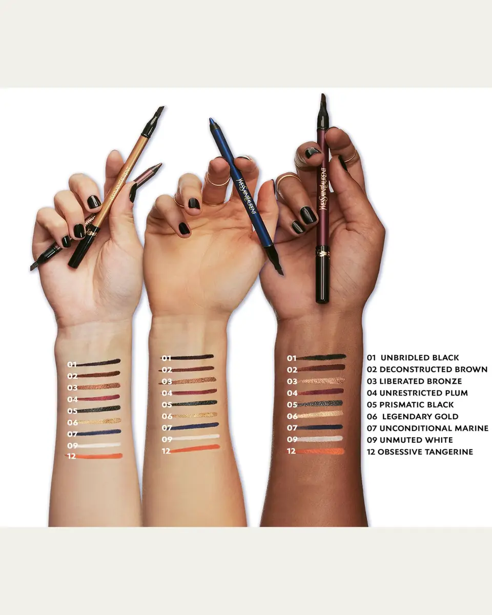 Yves Saint Laurent Beaute Lines Liberated Dual-Ended Waterproof Eyeliner | Thumbnail 4