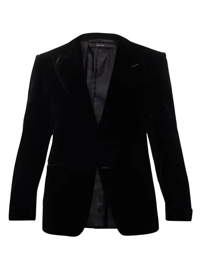 Men's Wool-Silk Velvet Cocktail Jacket Men's Wool-Silk Velvet Cocktail Jacket