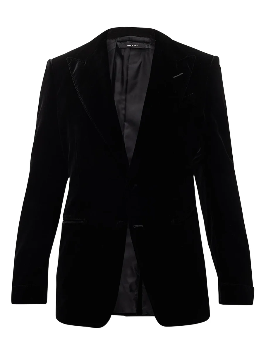 Men's Wool-Silk Velvet Cocktail Jacket Men's Wool-Silk Velvet Cocktail Jacket