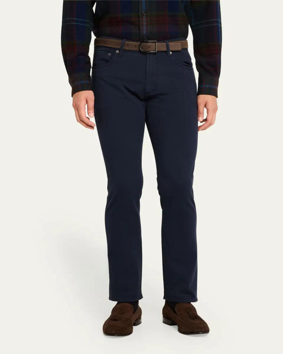 Ralph Lauren Purple Label Men's Slim Fit Stretch Twill Pants | Thumbnail 4 Ralph Lauren Purple Label Men's Slim Fit Stretch Twill Pants | Thumbnail 4