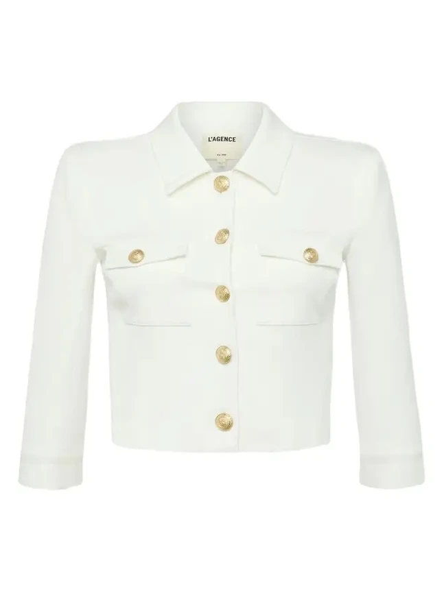 Kumi Cropped Fitted Jacket Kumi Cropped Fitted Jacket