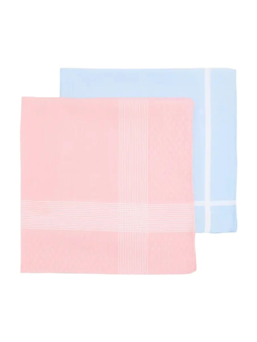 Men's 2-Pack Egyptian Cotton Handkerchiefs, Boxed Gift Set