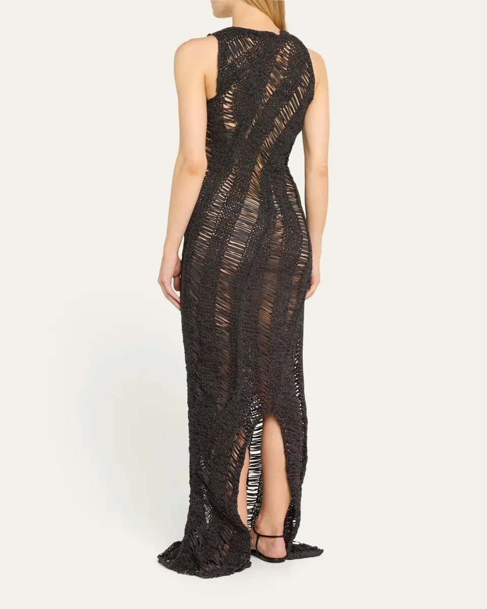 Aisling Camps Kapok Drop-Stitch Maxi Dress | Thumbnail 3