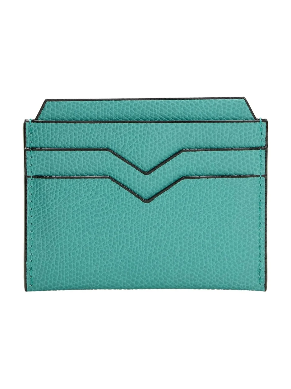 Valextra Men's V-Slot Leather Card Case
