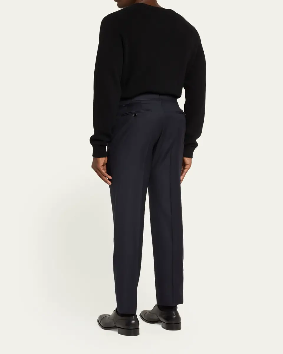Tom Ford Men's O'Connor Master Twill Trousers | Thumbnail 3 Tom Ford Men's O'Connor Master Twill Trousers | Thumbnail 3