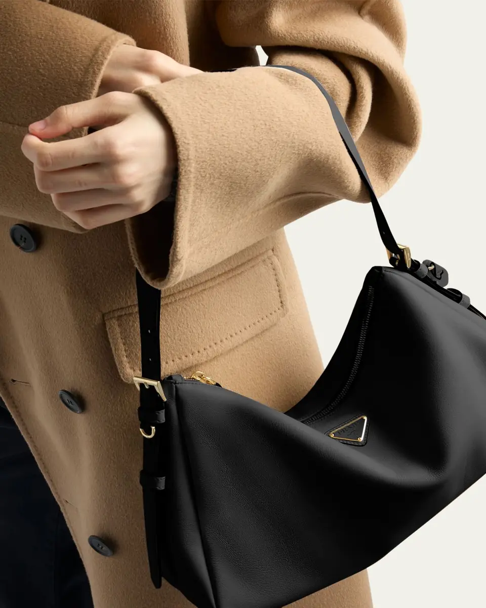 Prada Aimee Grain Leather Shoulder Bag | Thumbnail 2 Prada Aimee Grain Leather Shoulder Bag | Thumbnail 2