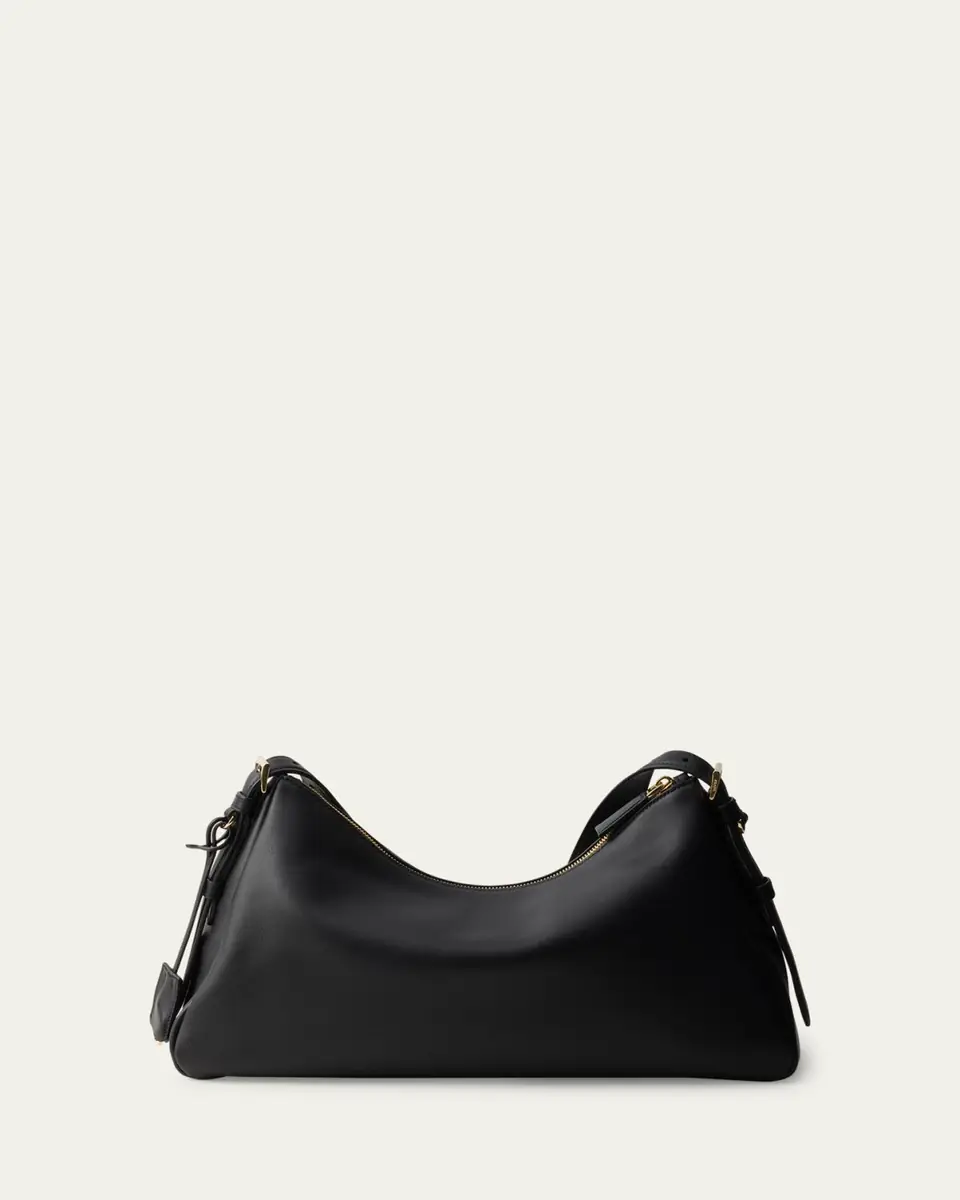 Prada Aimee Grain Leather Shoulder Bag | Thumbnail 3 Prada Aimee Grain Leather Shoulder Bag | Thumbnail 3