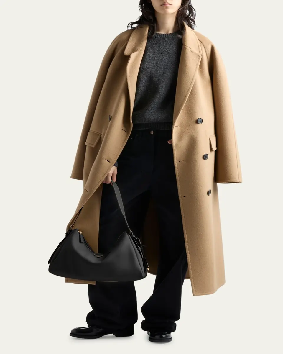 Prada Aimee Grain Leather Shoulder Bag | Thumbnail 5 Prada Aimee Grain Leather Shoulder Bag | Thumbnail 5