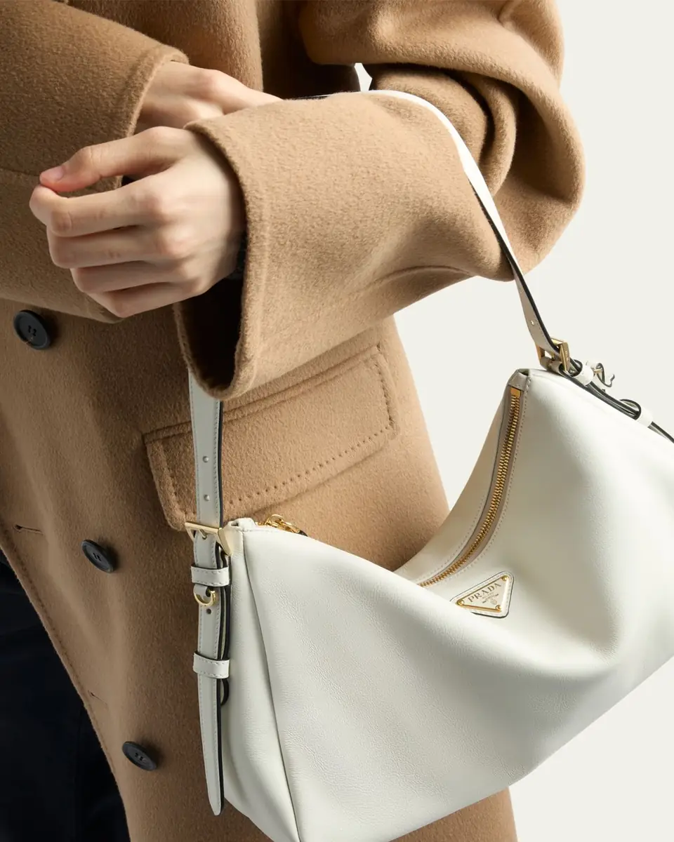 Prada Aimee Grain Leather Shoulder Bag | Thumbnail 6 Prada Aimee Grain Leather Shoulder Bag | Thumbnail 6