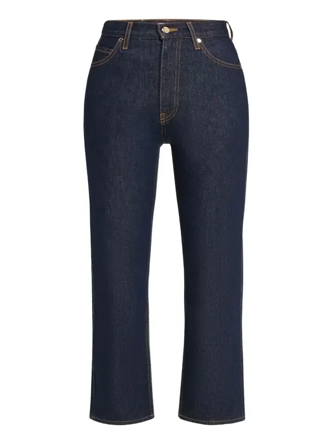 The Agnes Cropped Straight-Leg Denim Jeans