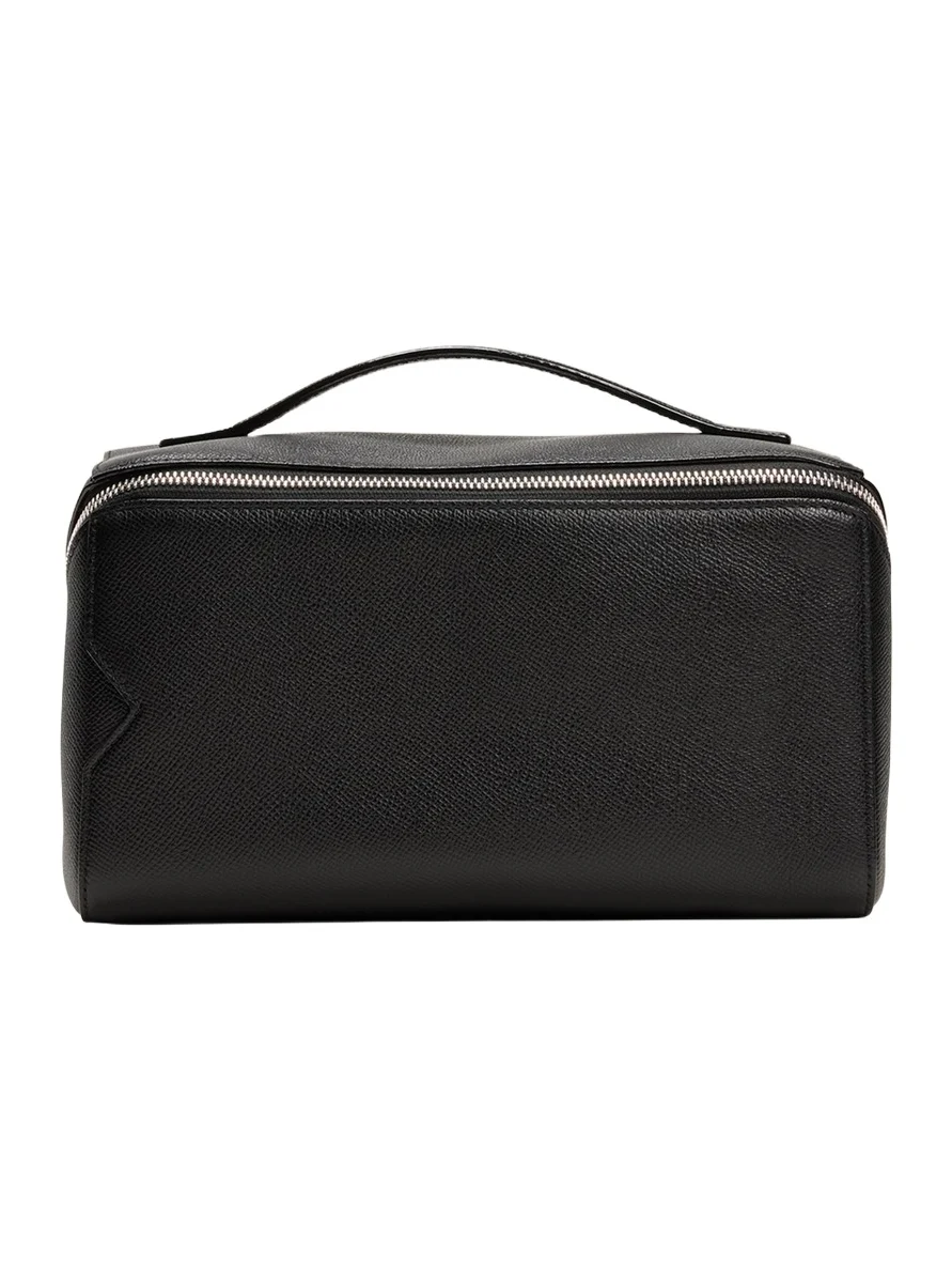 Men's V-Line Soft Leather Toiletry Bag Men's V-Line Soft Leather Toiletry Bag