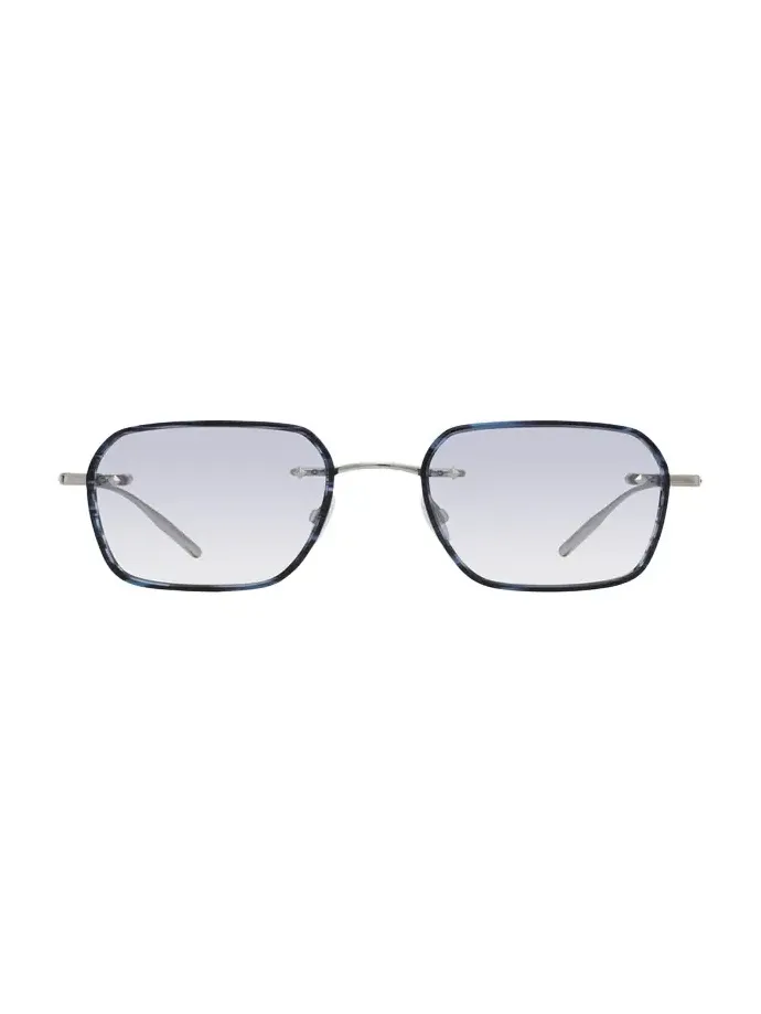 Men's Louie Titanium and Acetate Square Sunglasses