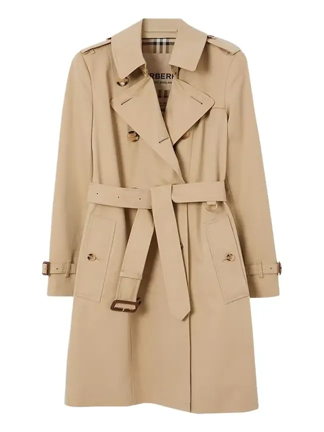 Chelsea Belted Double-Breasted Trench Coat Chelsea Belted Double-Breasted Trench Coat