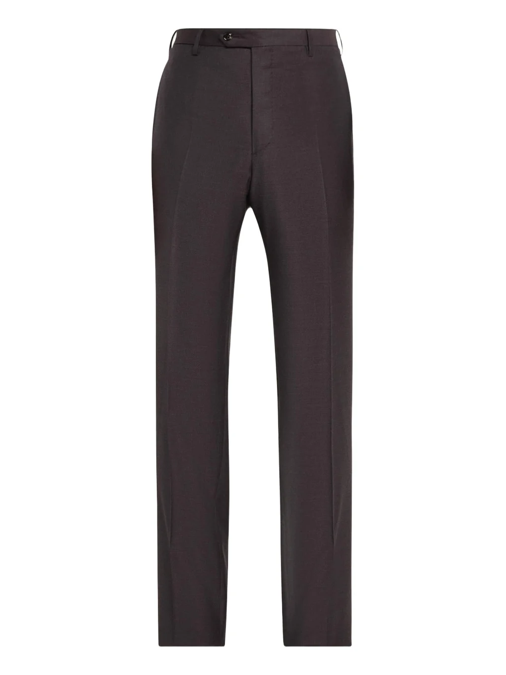 Men's Flat-Front Wool Trousers Men's Flat-Front Wool Trousers