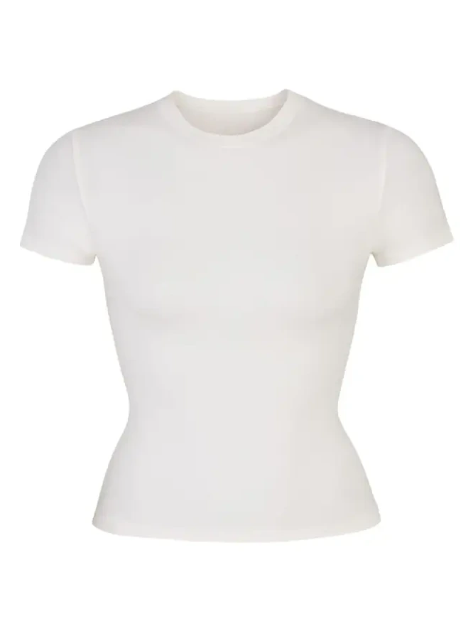 Cotton Jersey Crewneck T-Shirt Cotton Jersey Crewneck T-Shirt
