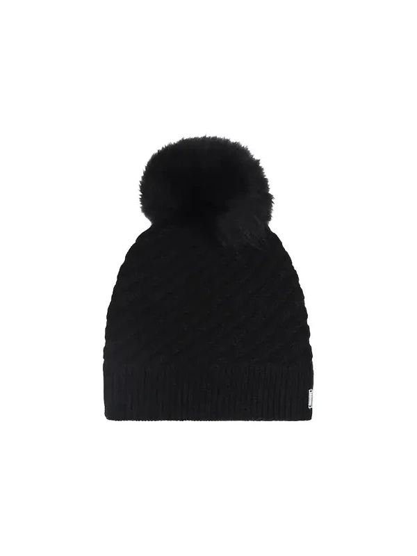 Gorski Select Cashmere Beanie with Lamb Shearling Pom