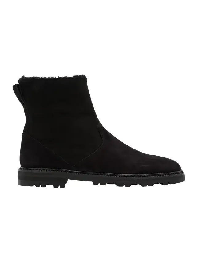 Tomosa Suede Cozy Ankle Booties Tomosa Suede Cozy Ankle Booties