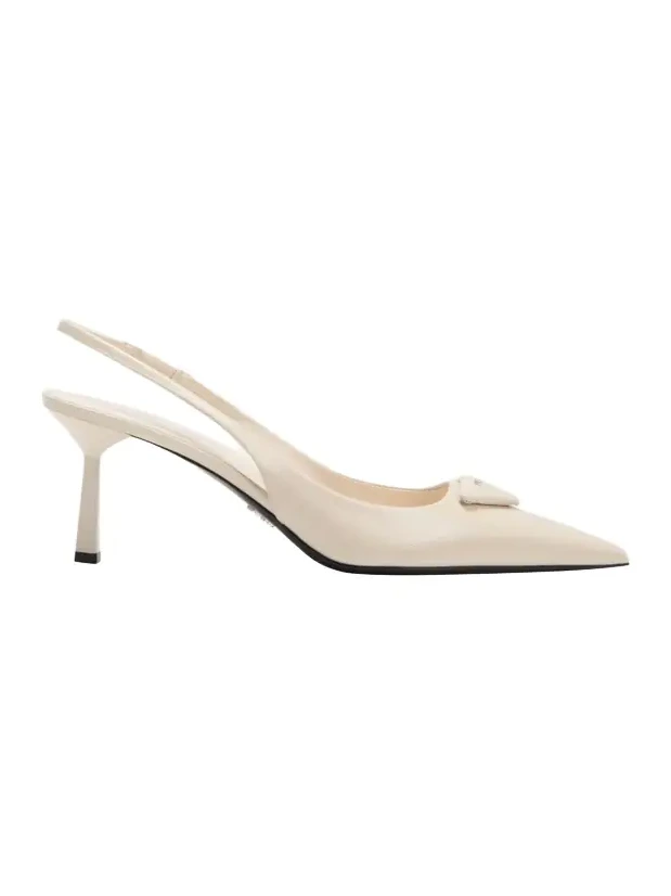 Vernice Leather Slingback Pumps Vernice Leather Slingback Pumps