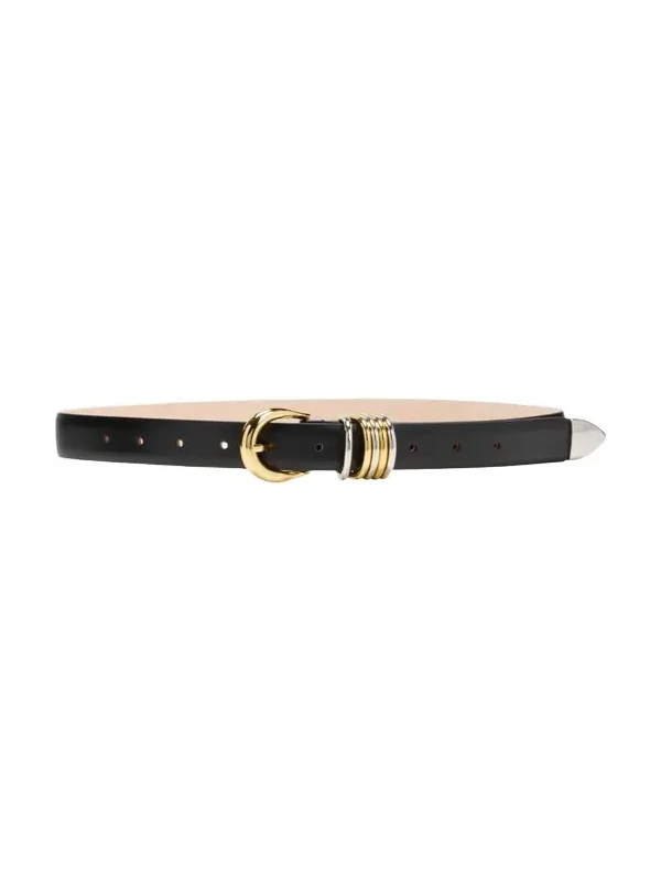 Hollyhock Mix Metal Leather Belt Hollyhock Mix Metal Leather Belt