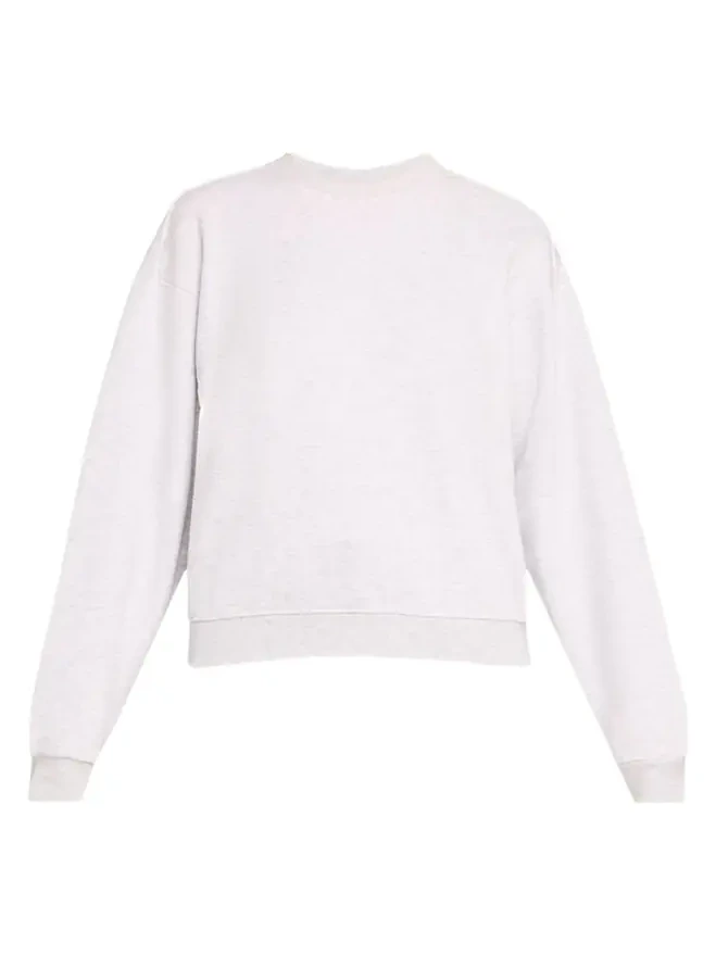 Skims Cotton Fleece Crewneck Pullover
