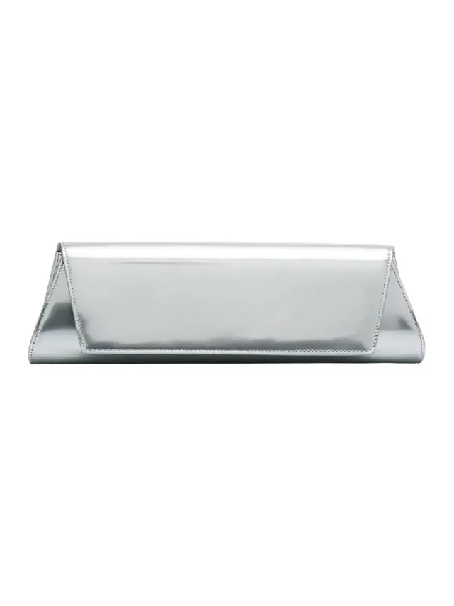 Anouk Small Metallic Leather Clutch Bag Anouk Small Metallic Leather Clutch Bag