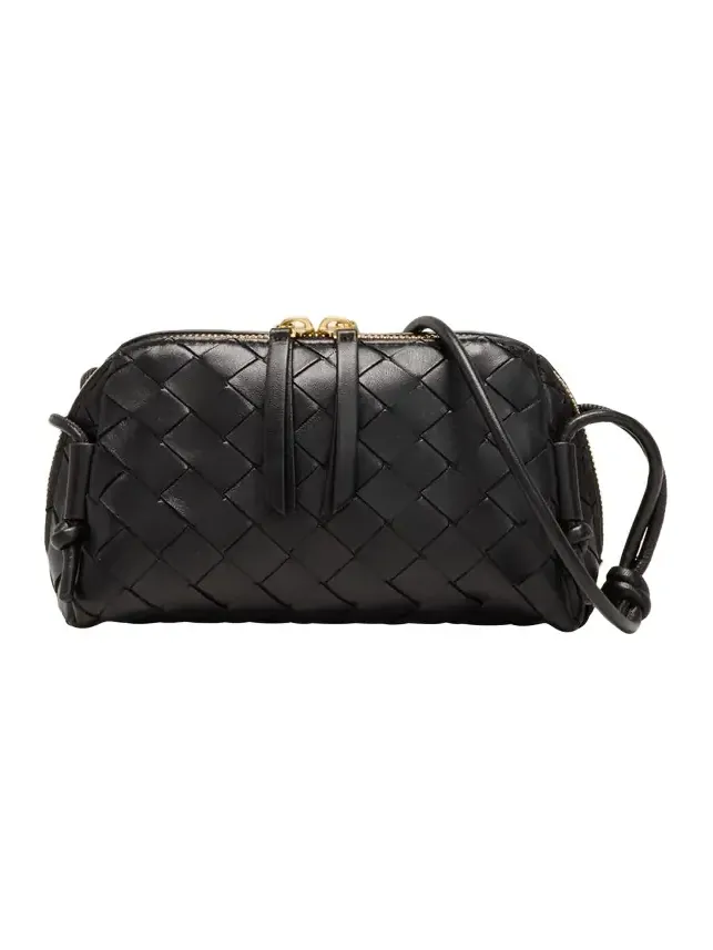 Zip Leather Pouch Shoulder Bag Zip Leather Pouch Shoulder Bag