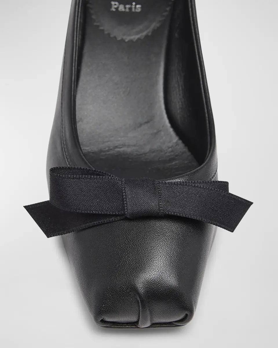 Christian Louboutin Mamaflirt Leather Red Sole Ballerina Pumps | Thumbnail 6 Christian Louboutin Mamaflirt Leather Red Sole Ballerina Pumps | Thumbnail 6