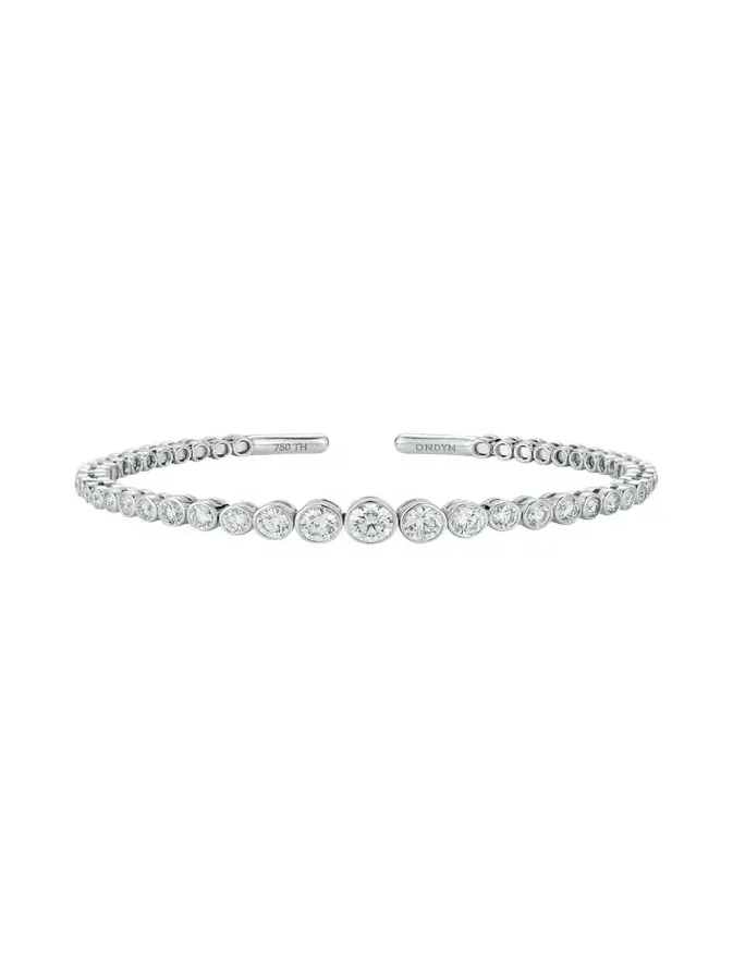 Single Lumiere Bracelet with Diamonds