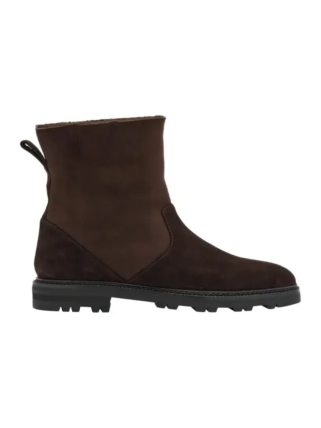 Tomosa Suede Cozy Ankle Booties Tomosa Suede Cozy Ankle Booties
