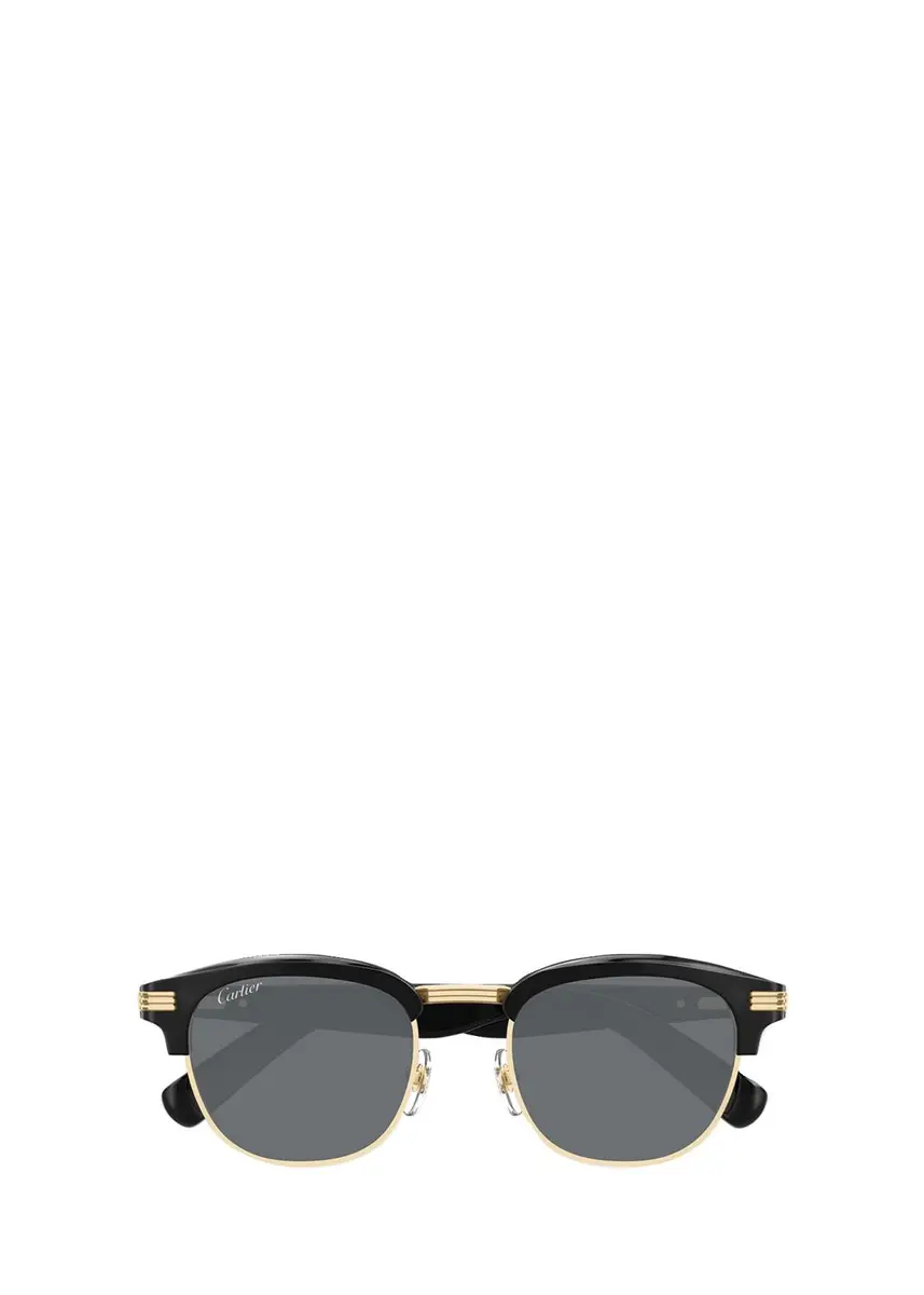 Cartier Men's Round Two-Tone Sunglasses | Thumbnail 3 Cartier Men's Round Two-Tone Sunglasses | Thumbnail 3