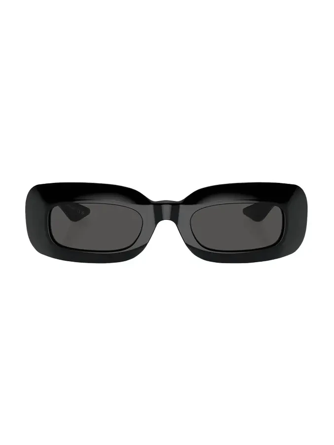 Beveled Acetate Rectangle Sunglasses