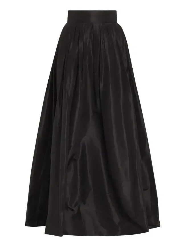 Pleated Silk Ball Skirt Pleated Silk Ball Skirt