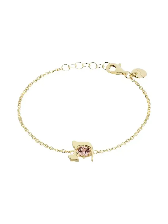 18K Gold Hebrew TAV Initial Bracelet 18K Gold Hebrew TAV Initial Bracelet