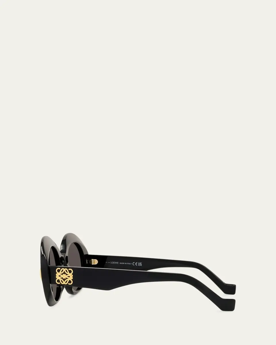 Loewe Oval Acetate Sunglasses W/ Anagram | Thumbnail 3 Loewe Oval Acetate Sunglasses W/ Anagram | Thumbnail 3