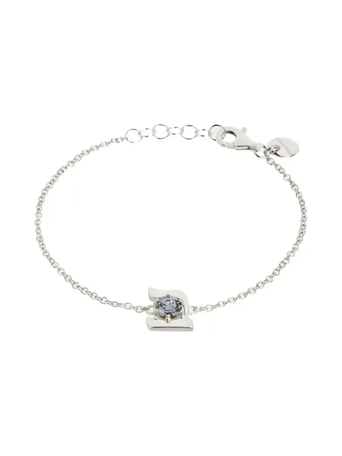 18K Gold Hebrew BET Initial Bracelet