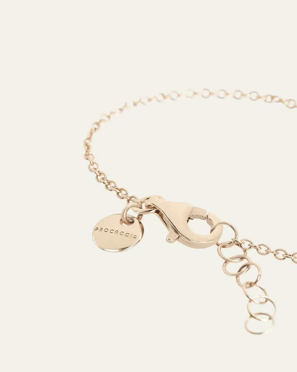 Procaccia Jewelry 18K Gold Hebrew BET Initial Bracelet | Thumbnail 3