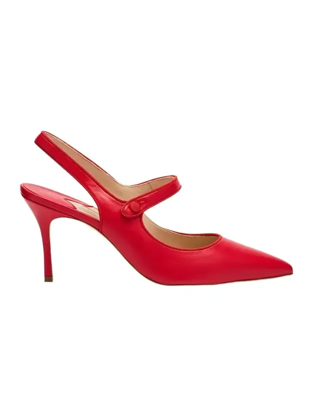 Camparisli Leather Mary Jane Slingback Pumps