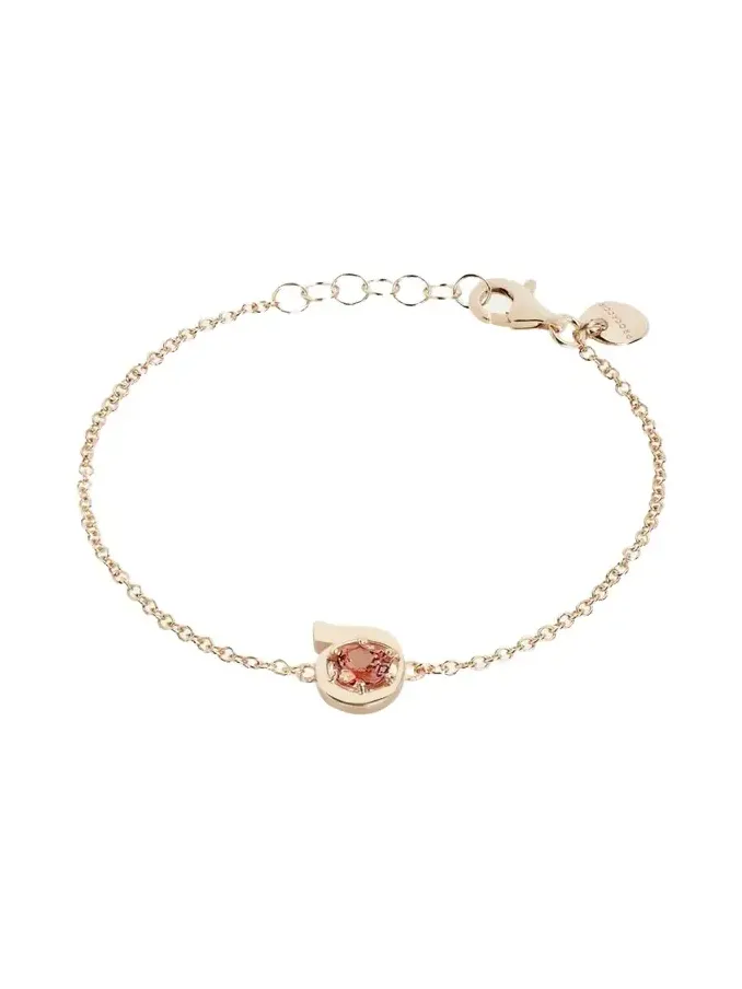18K Gold Hebrew SAMECH Initial Bracelet 18K Gold Hebrew SAMECH Initial Bracelet