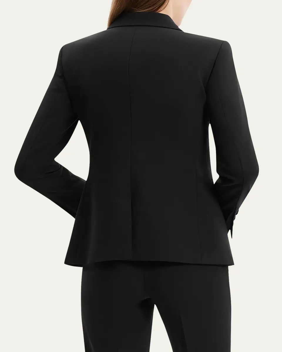Theory Traceable Wool Slim Single-Breasted Blazer | Thumbnail 3