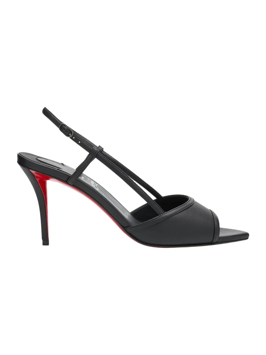 80mm Miss Z Leather Slingback Sandals 80mm Miss Z Leather Slingback Sandals