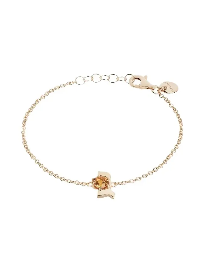 18K Gold Hebrew GIMEL Initial Bracelet 18K Gold Hebrew GIMEL Initial Bracelet