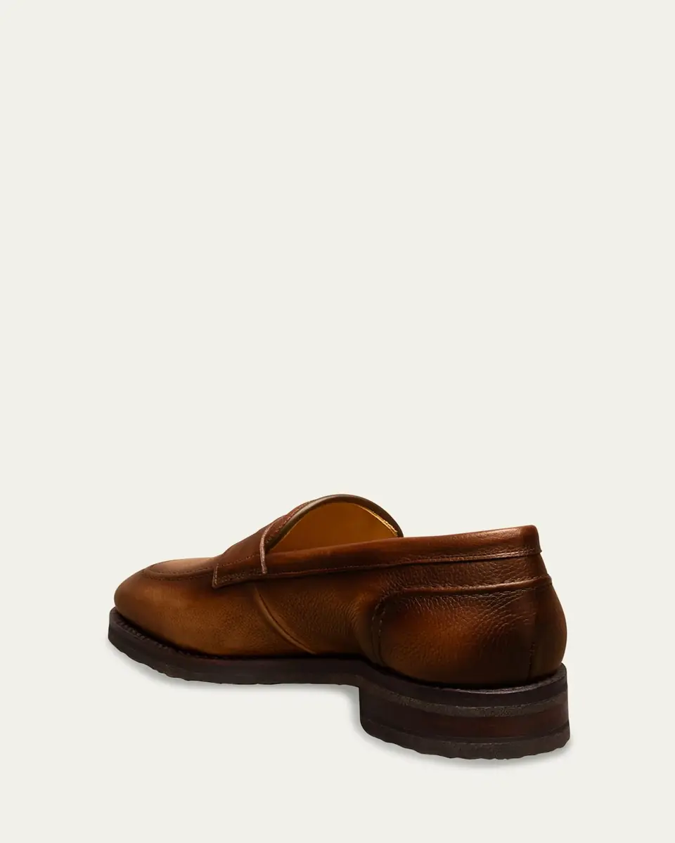 Allen Edmonds Reserve Men's Roman Grained Leather Penny Loafers | Thumbnail 3 Allen Edmonds Reserve Men's Roman Grained Leather Penny Loafers | Thumbnail 3