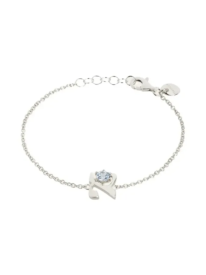 18K Gold Hebrew ALEF Initial Bracelet