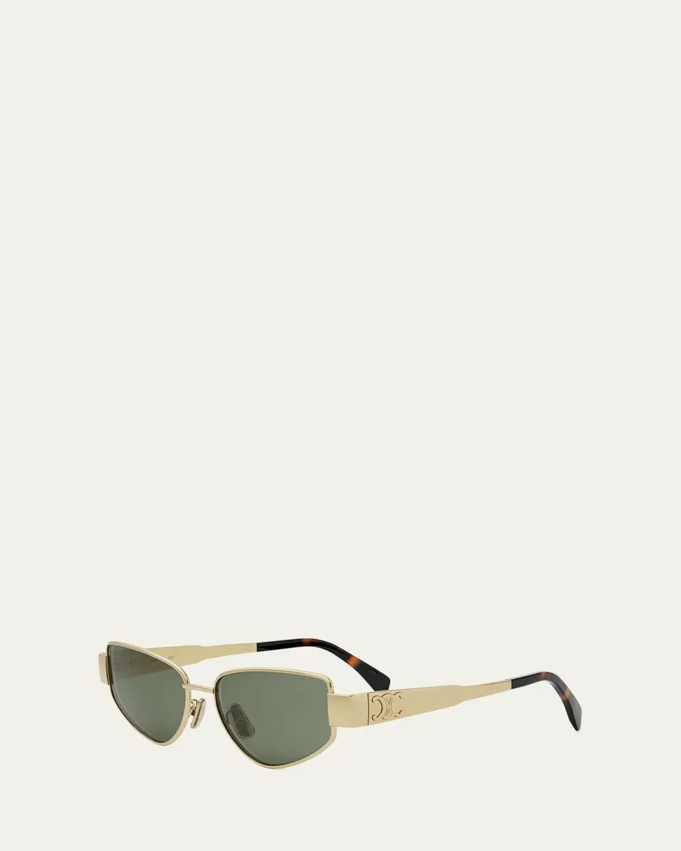 Celine Triomphe Metal Cat Eye Sunglasses | Thumbnail 2 Celine Triomphe Metal Cat Eye Sunglasses | Thumbnail 2