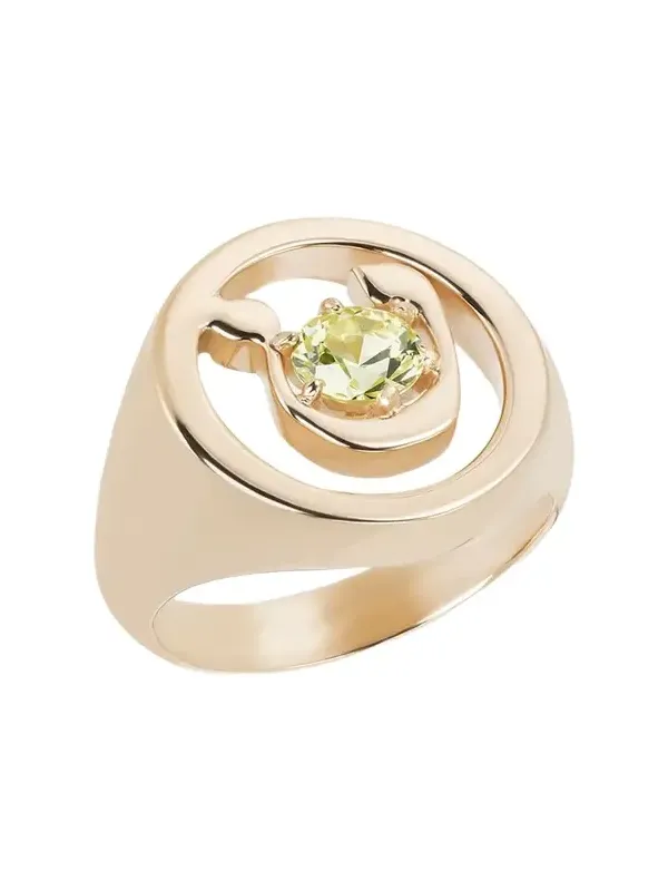 18K Gold Hebrew TET Initial Signet Ring 18K Gold Hebrew TET Initial Signet Ring