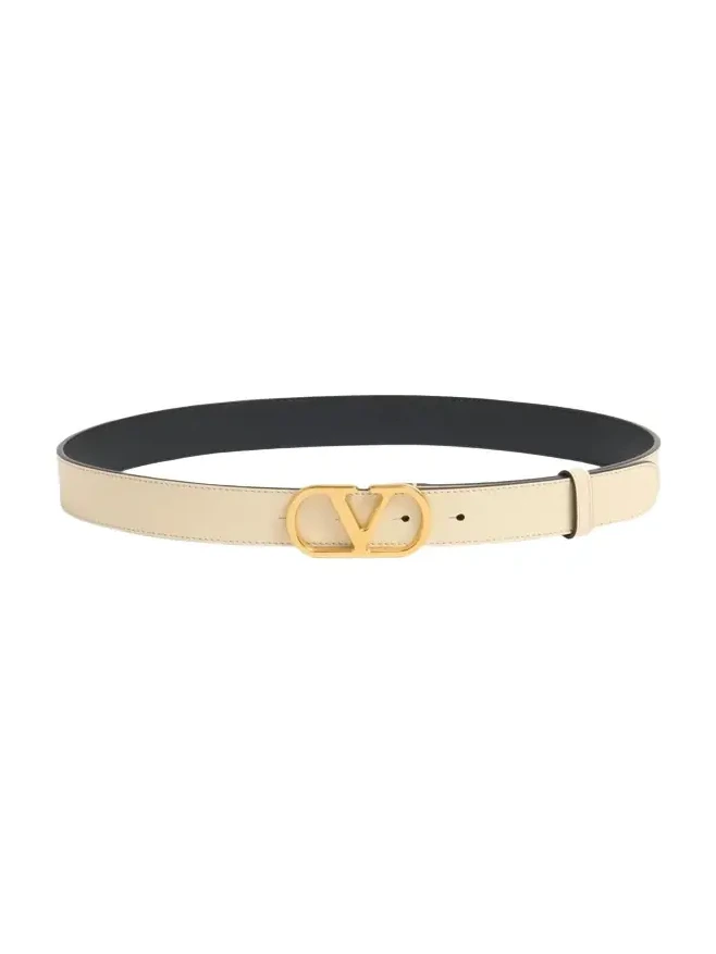 VLogo Signature Leather Belt, 30mm VLogo Signature Leather Belt, 30mm