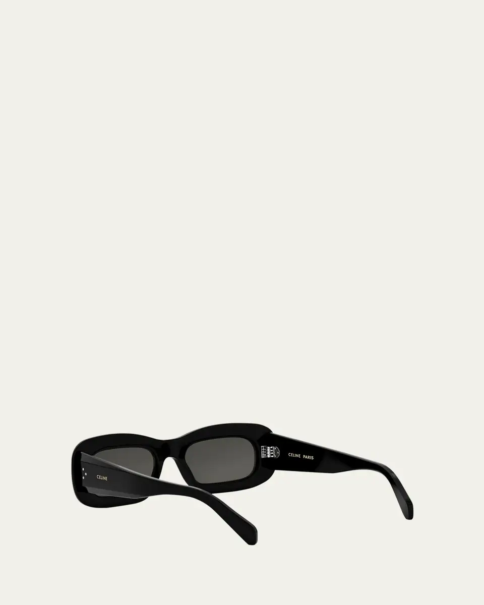 Celine Bold 3 Dots Acetate Rectangle Sunglasses | Thumbnail 4 Celine Bold 3 Dots Acetate Rectangle Sunglasses | Thumbnail 4