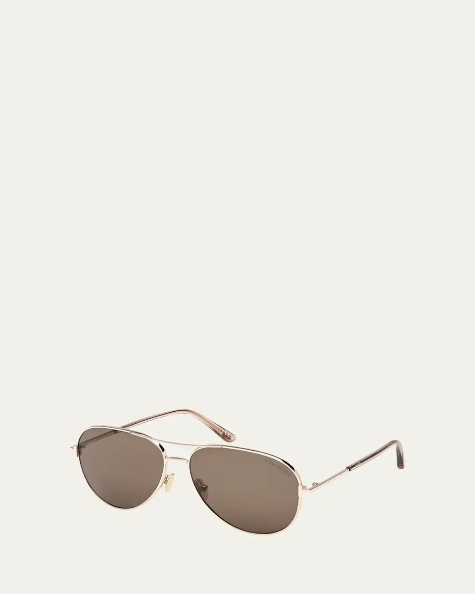 Tom Ford Clark Metal Aviator Sunglasses | Thumbnail 2 Tom Ford Clark Metal Aviator Sunglasses | Thumbnail 2