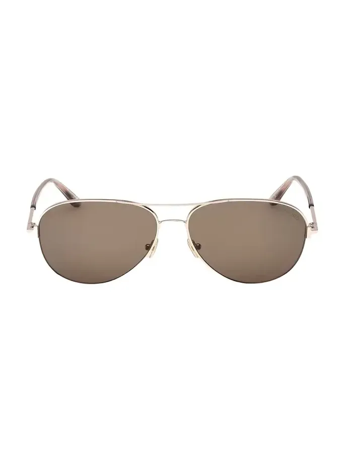 Clark Metal Aviator Sunglasses